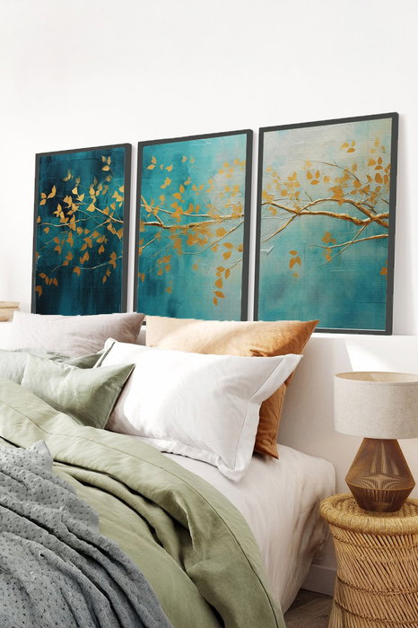 Wallity Huhu485S Pintura Decorativa en MDF con Marco (3 Piezas) 50 x 70 cm Wallity Huhu485S Pintura Decorativa en MDF con Marco (3 Piezas) 50 x 70 cm